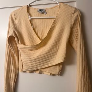 Princess Polly wrap crop top